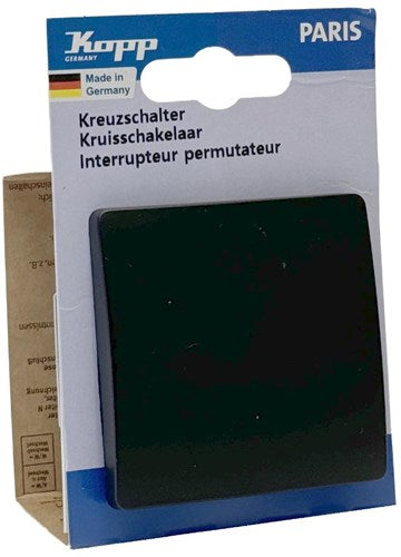 Interruttore a croce + bilanciere Kopp Paris nero opaco - 4625204