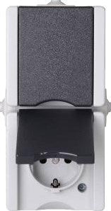 Presa Kopp swd da parete ra doppia verticale - 6628110