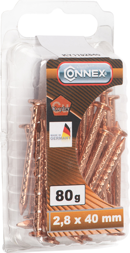 Chiodo per barca Connex 2,8x40 80g cu - ky1102840