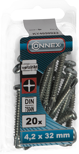 Perno tornillo taladro connex 4.2x32 20uds vz - ky4050023
