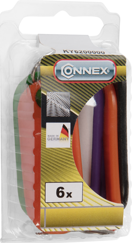 Connex llavero plastico 6uds co - ky6200000