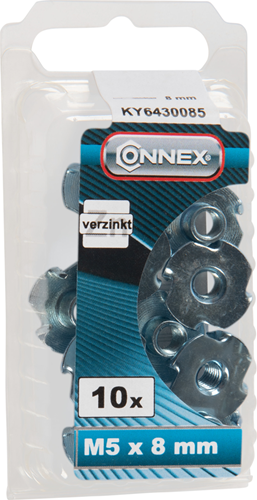 Dado a percussione Connex con ganci m5x8 10pz vz - ky6430085