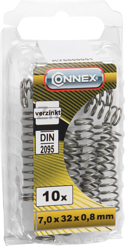 Molla compressione Connex 7x32x0,8 10pz vz - ky6600051