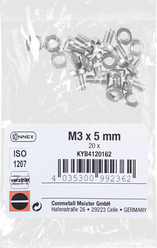 Tornillo culata connex m3x5 vz 20uds m - kyb4120162