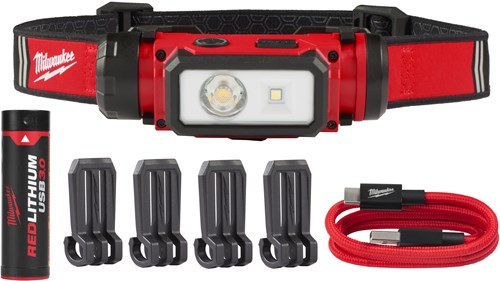 Milwaukee l4 hl2-301 | Linterna frontal recargable USB - 4933479963