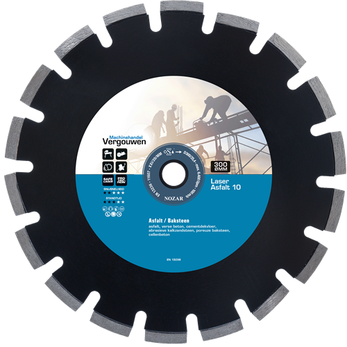 Sega diamantata Vg 300 25,4 mm laser asfalto 10