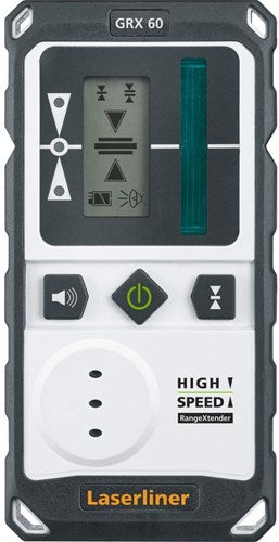 Extensor de alcance Laserliner grx 60 | receptor láser | maleta | 60m - 033.55a