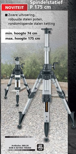 Trípode de husillo Laserliner p175 cm - 080.26