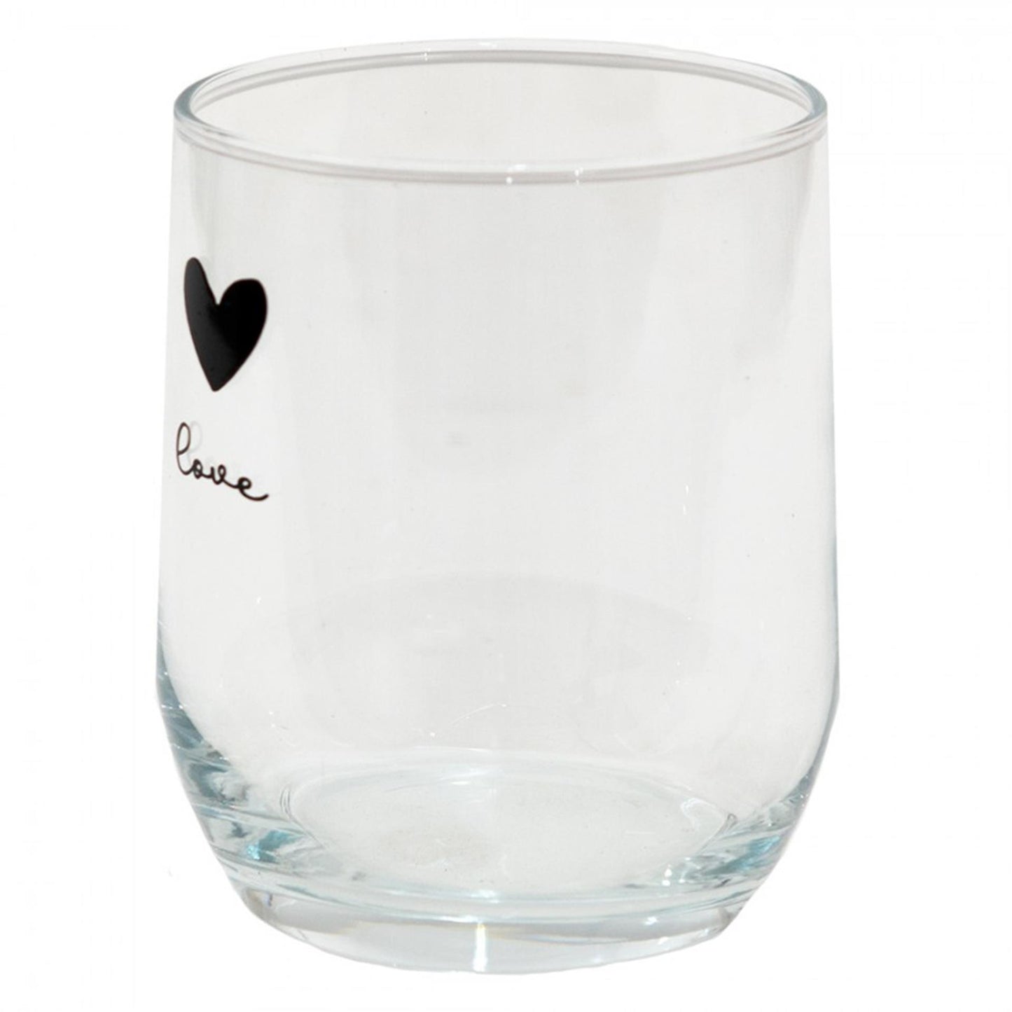 Clayre eef vaso corazón ø8x9cm 300ml