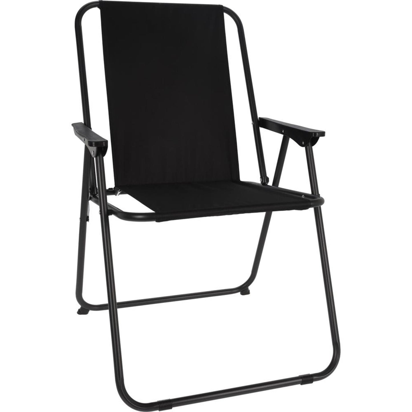 Sedia pieghevole Redcliffs 57x48x42cm nera