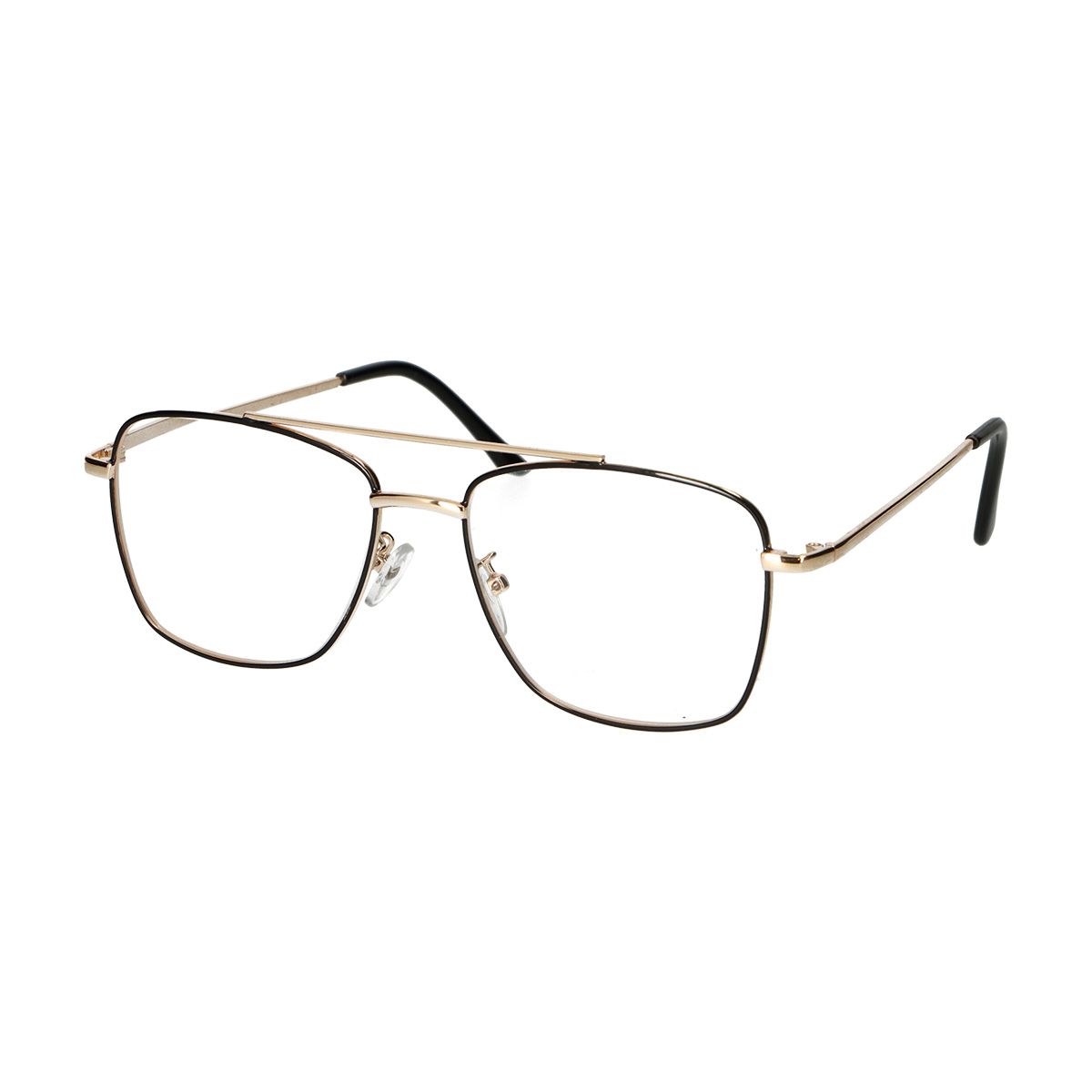 Spectrum Spectrum Reading Glasses Vintage Pilot Metal Gold Black 1.50