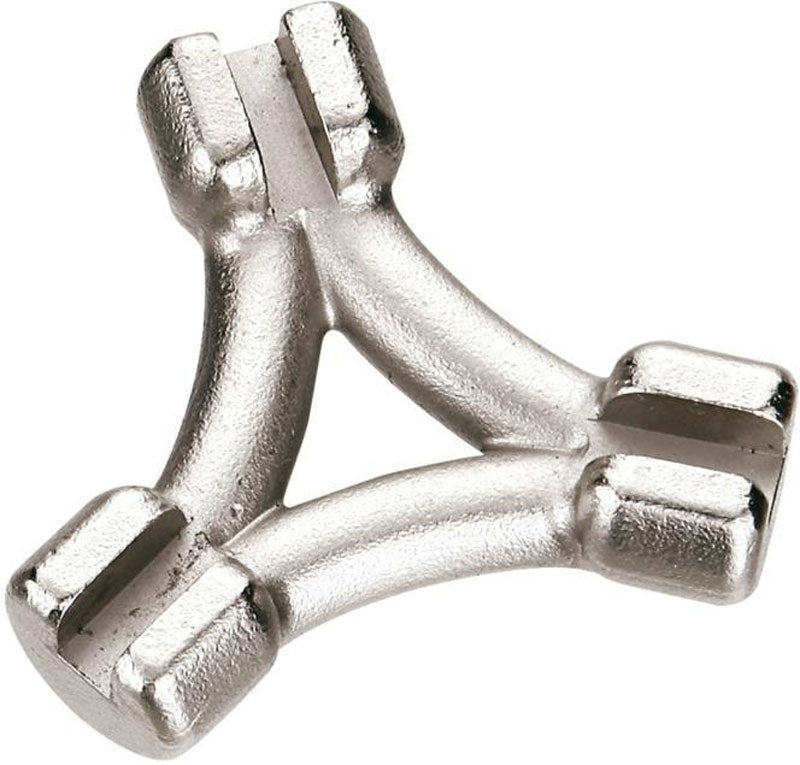 Chiave per raggi CNC Lezyne 3.22 3.3 3.45mm argento