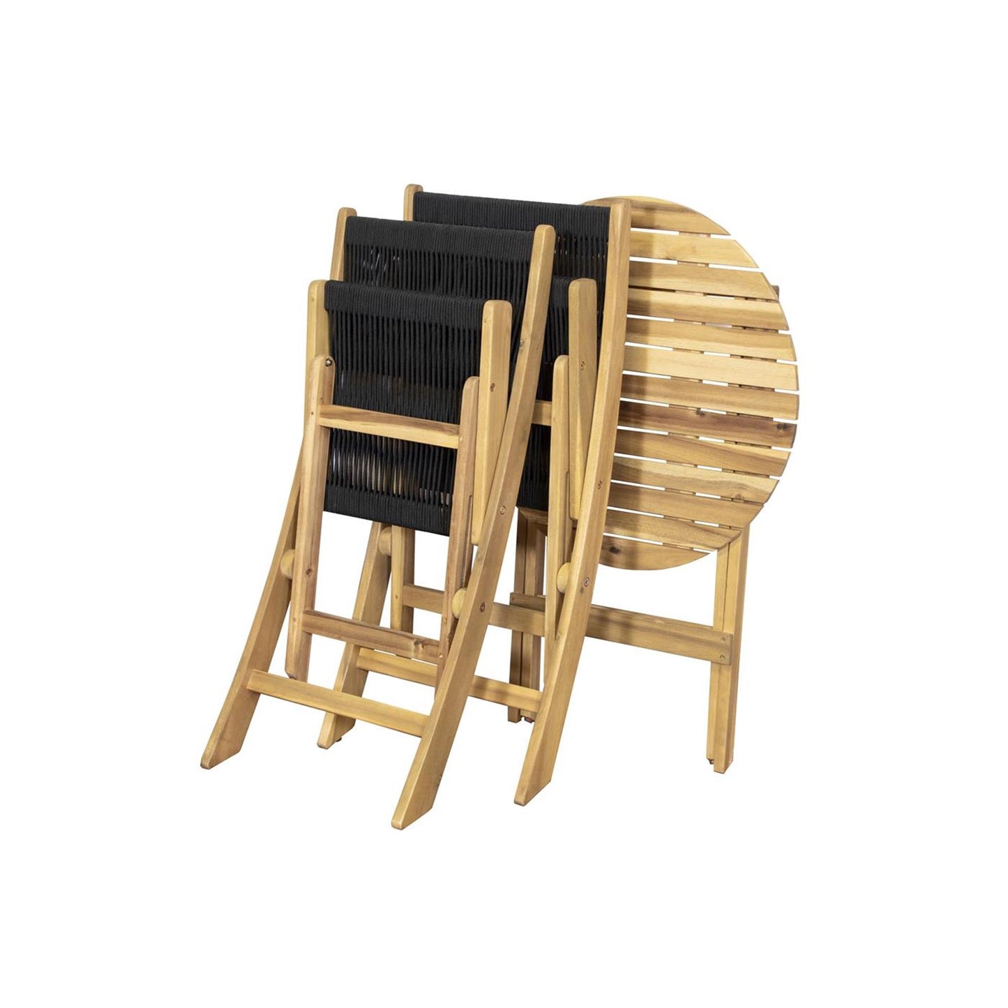 Conjunto bistró Sens -line lanzarote madera de acacia