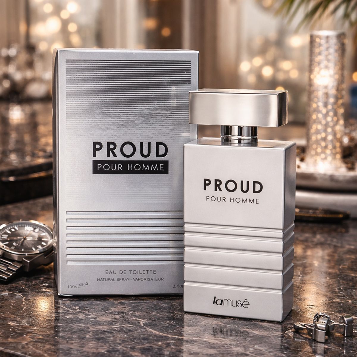 Lamusê by lattafa eau de toilette proud pour homme 100ml