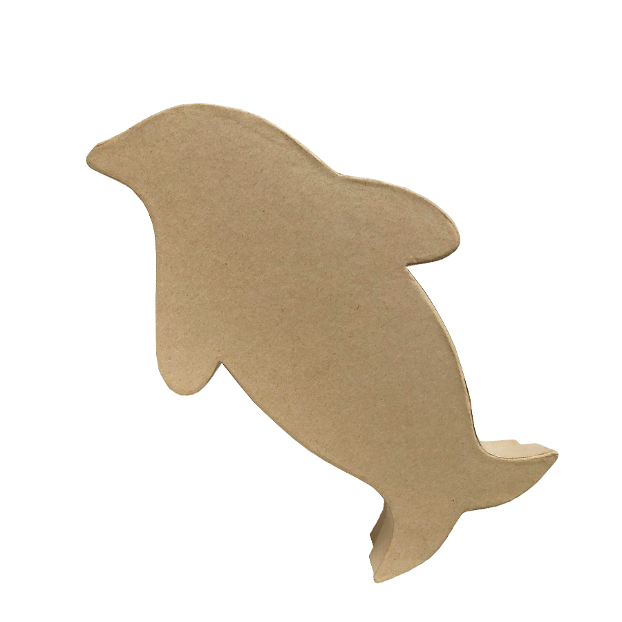 Loisirs creatifs caja de cartón con delfines
