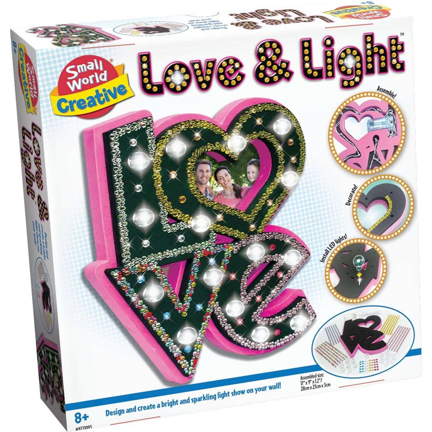 Amore e luce, progetta il tuo spettacolo di luce per il tuo muro