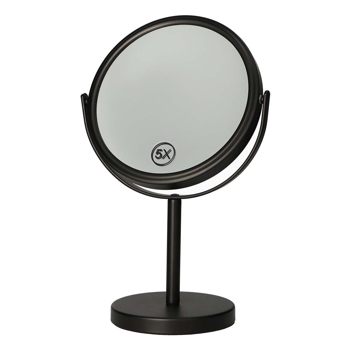 Mirror JVDL a pie Matt Black 30.5 cm 5x Aumento
