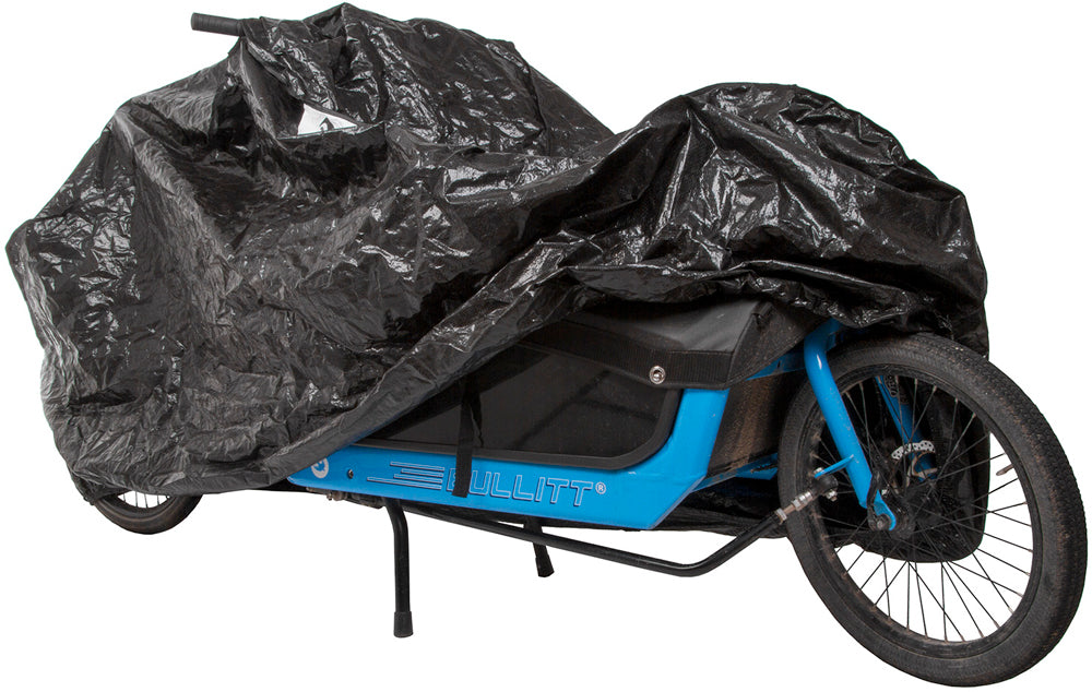 Mano di protezione per biciclette m-wave Cargo 280 x 135 cm nero