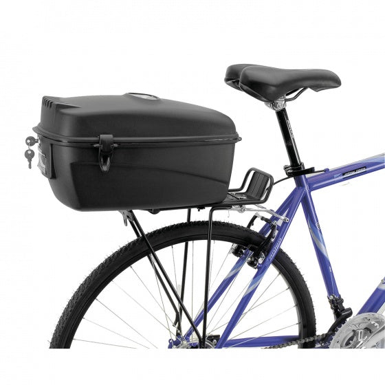 fietsbox in retailverpakking Amsterdam zwart 17 liter