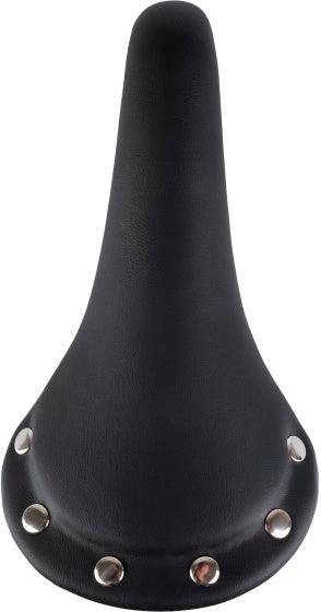 M-Wave Rivet Race Saddle unisex imitación de cuero negro