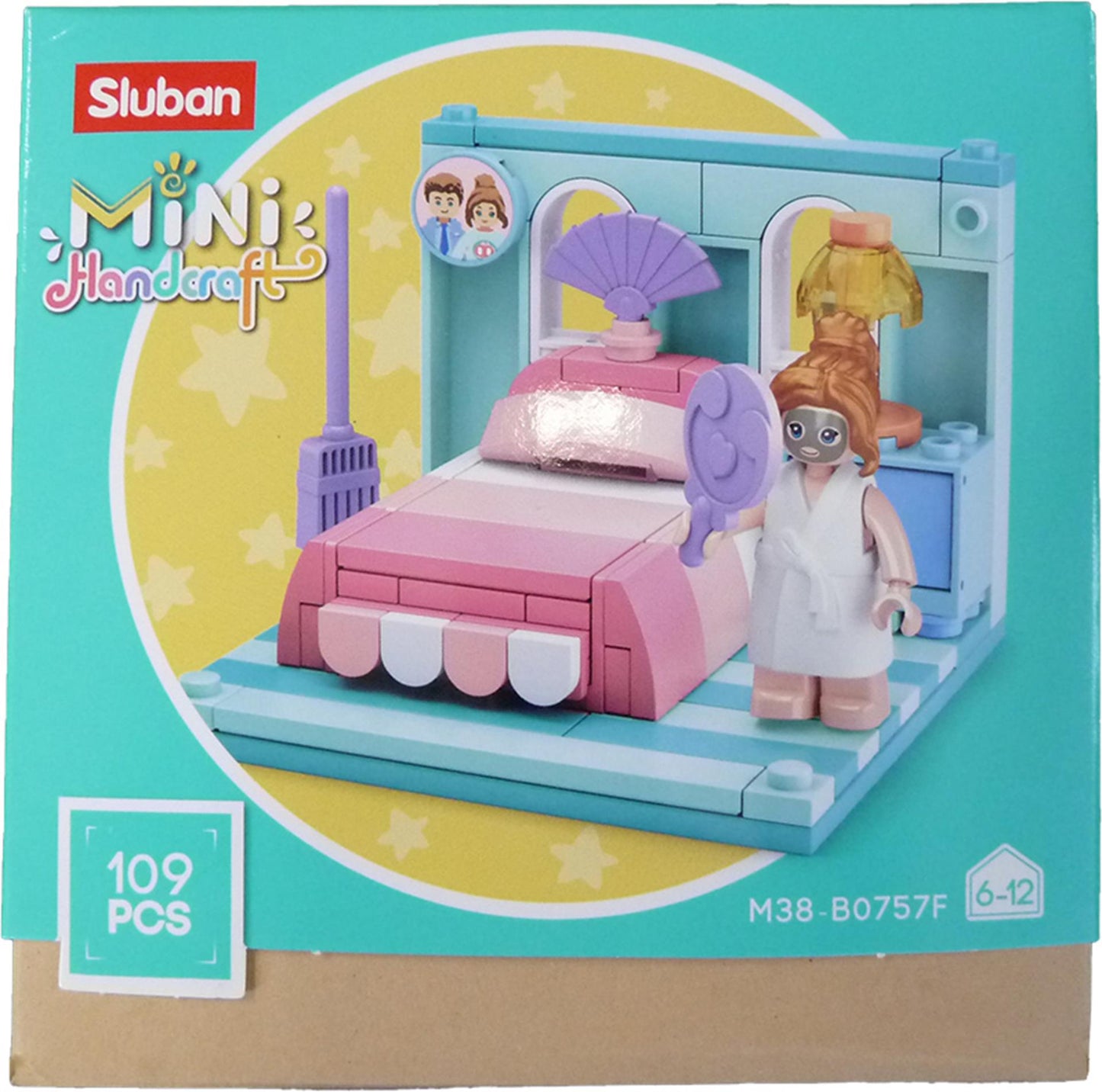 Sluban mini dormitorio artesanal 109pz