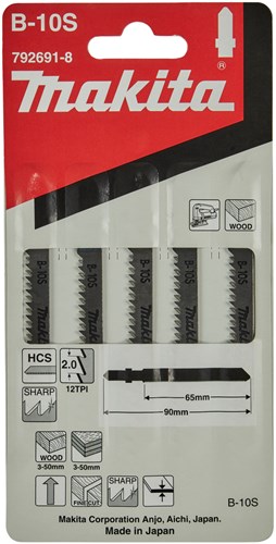 Lama per seghetto alternativo Makita b10s (5pz)