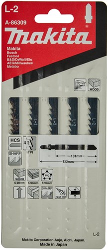 Hoja de sierra de calar Makita l2 (5uds)
