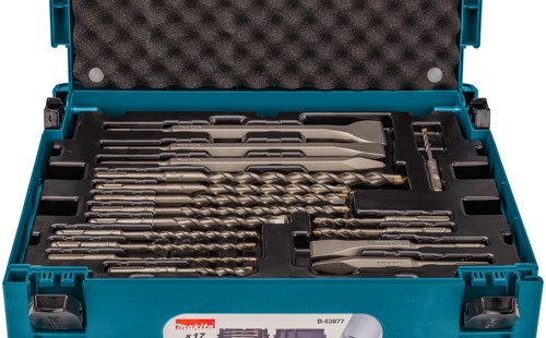 Accessori Makita b-53877 | set trapano e scalpello sds-plus | 17 pezzi | in mbox1 - b-53877