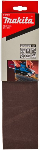 Accesorios makita d-67212 | cinta de lijado | guardar k240 | 76x610 | 3 piezas - d-67212