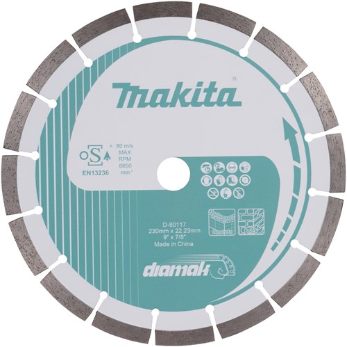 Makita accessoires makita d-80117 diamantschijf segment 230mm