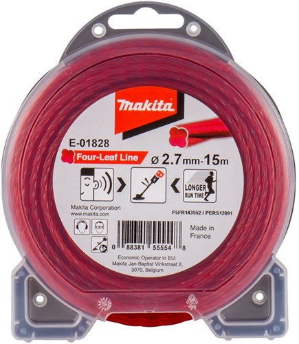 Accesorios Makita hilo de corte 2,7x15m rojo - e-01828 - e-01828