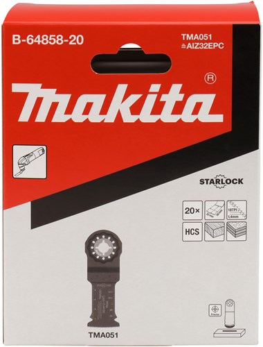 Hoja de sierra Makita e-cut. madera hcs 32mm - b-64858-20