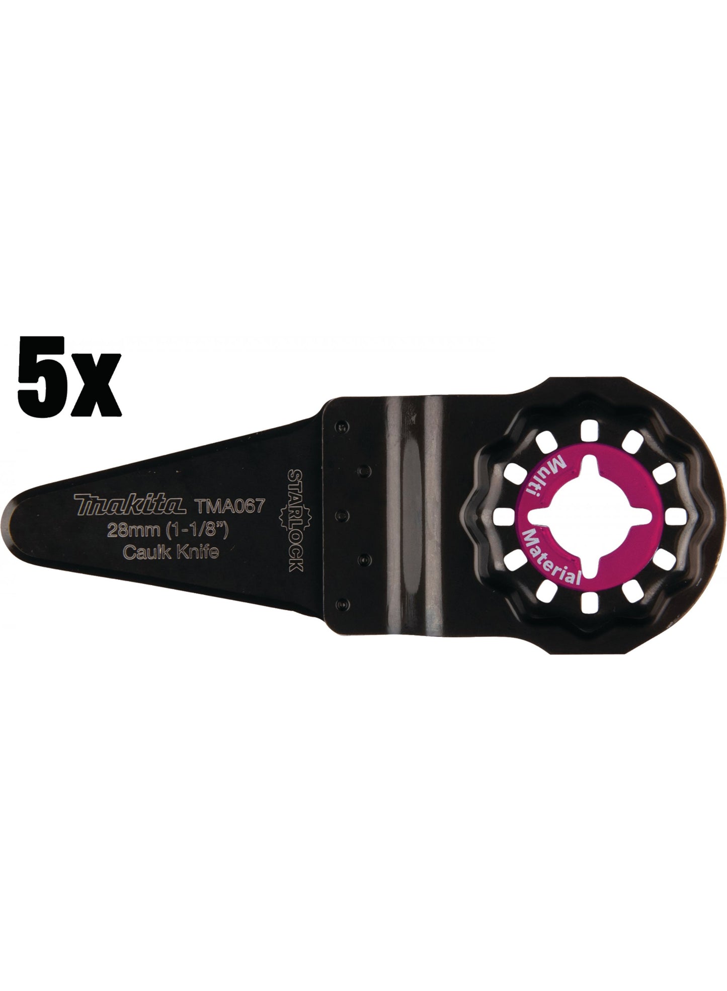 Makita tma067 kit coltello | 28x40 mm | 5 pezzi - b-65006-5