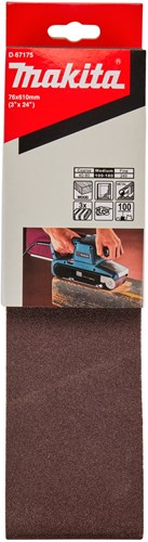 Accesorios Makita d-67175 | cinta de lijado | ahorrar k100 | 76x610 | 3 piezas - d-67175