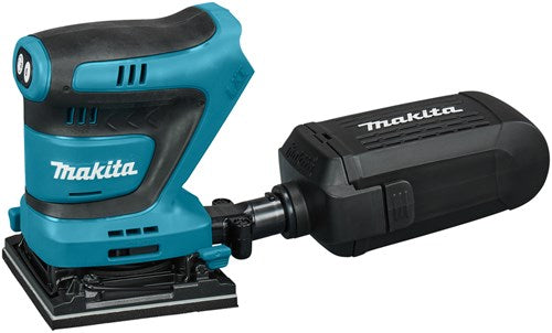 Levigatrice orbitale palmare Makita a batteria 18v nuda