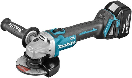 Amoladora angular a batería Makita 125mm 18v 5.0ah