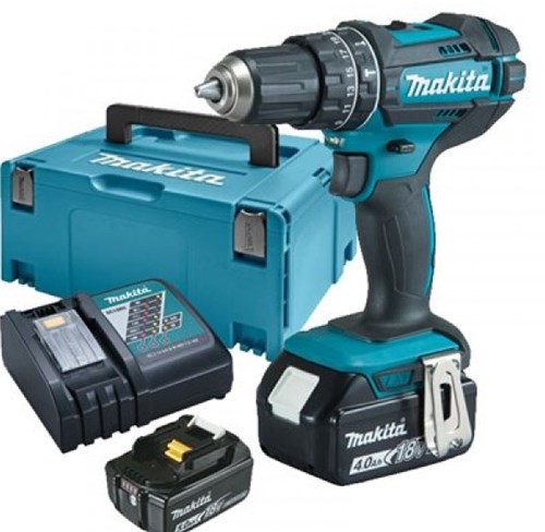 Makita dhp482rmj 18v (impacto) taladradora-atornilladora 4.0ah