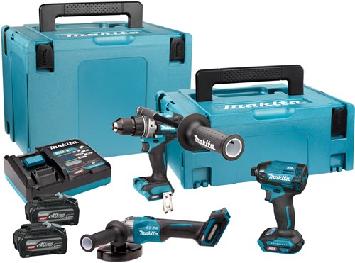 Makita dk400nx | conjunto de combinación xgt 40 v max | df001g + td002g + ga005g | incluido cargador de batería - dk400nx