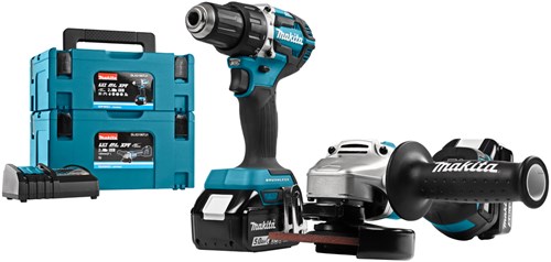 Set combinato Makita ddf484 dga504 18v 5.0ah