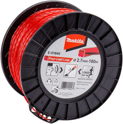 Accesorios Makita hilo de corte 2,7x180m rojo - e-01840 - e-01840