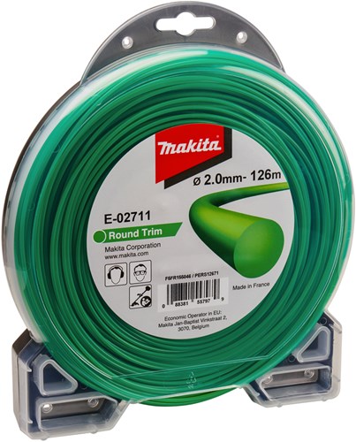 Makita accessoires maaidraad 2,0x126m rond - e-02711 - e-02711