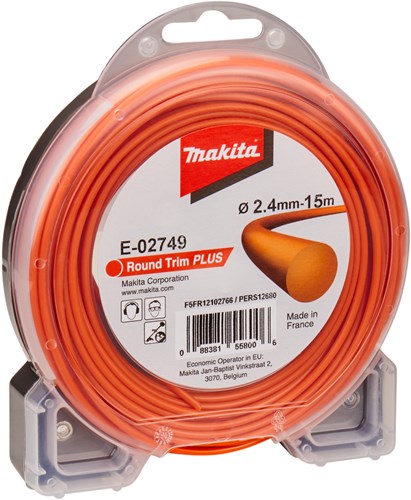 Accesorios Makita hilo de corte redondo 2,4x15m - e-02749 e-02749