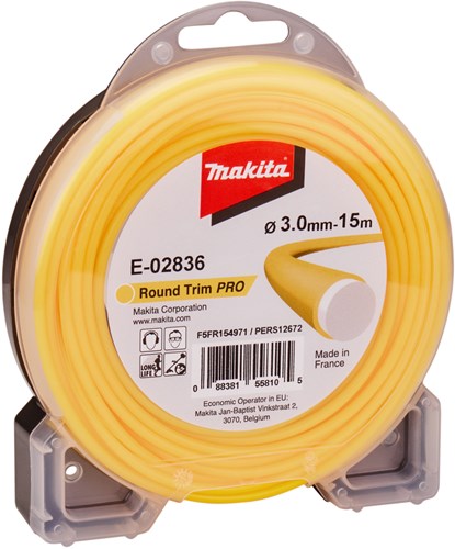 Accesorios Makita hilo de corte redondo 3,0x15m - e-02836 e-02836