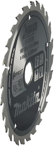 Makita accessoires makita cirkelzaagblad voor hout | efficut | ø 136mm asgat 20mm 25t - e-12120