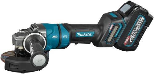 Makita ga050gt101 | amoladora angular inalámbrica | 125 mm | 40v máximo | conjunto | 5.0ah de iones de litio | mbox
