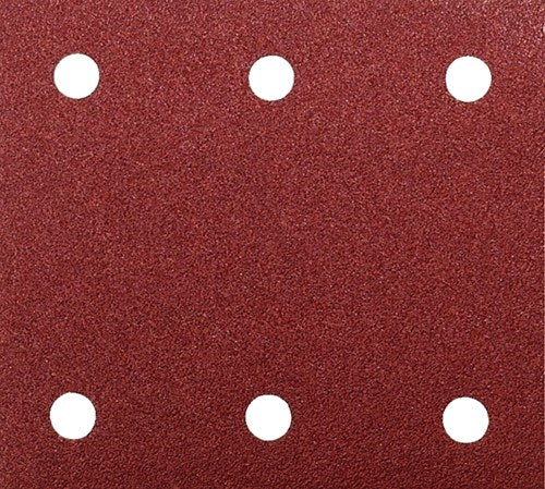 Makita p-33087 schuurvel red - vlak schuurvel - delta schuurvel - velcro - klittenband - k40 - 114 x 102mm (10stuks)