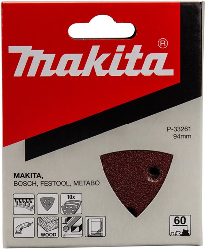 Accessori Makita foglio abrasivo 3-k k60 rosso v. - p-33261
