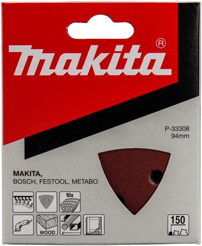 Accessori Makita foglio abrasivo 3-k k150 rosso v. - p-33308