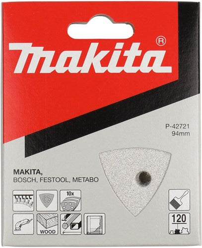 Makita accessoires makita p-42721 schuurvel 3-k k120 white v.