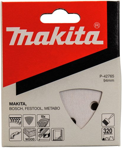 Accesorios makita hoja de lija 3-k k320 blanco v. - p-42765